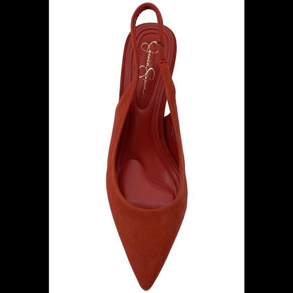 Jessica Simpson Souli Slingback Pumps Red Muse - Medium - Picture 2 of 3